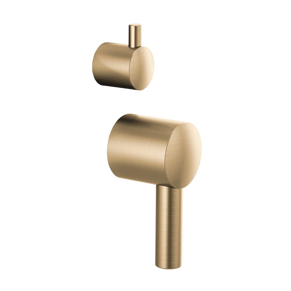Brizo Odin® Pressure Balance Integrated Trim Lever Handles, Luxe Gold