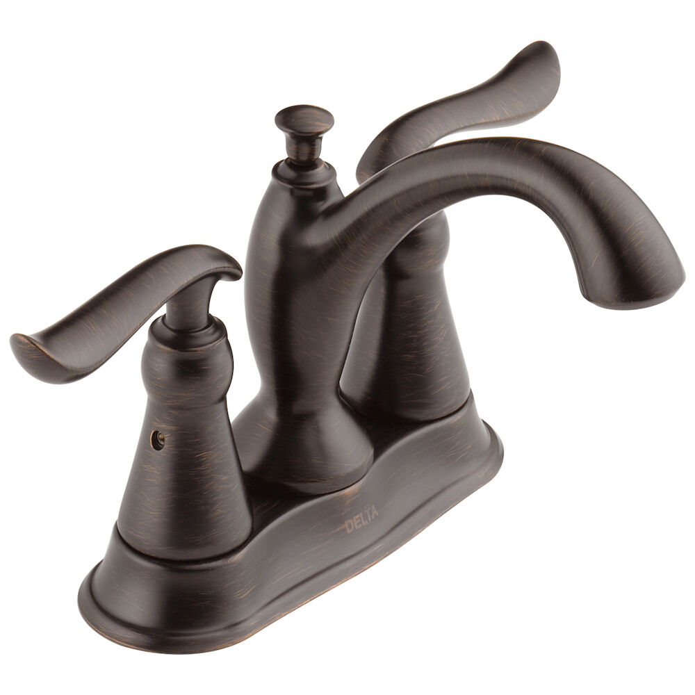 Delta Linden™ Two Handle Centerset Bathroom Faucet, Venetian Bronze