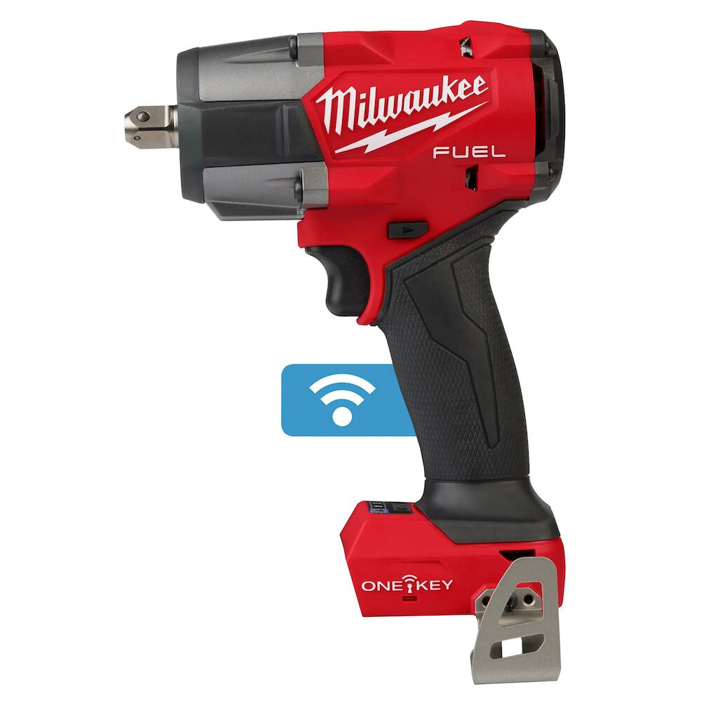 Milwaukee® Tool 3062P-20 M18 FUEL™ Controlled Mid-Torque Impact Wrench, 1/2" Drive 4-Mode Drive, 0 to 3000 ipm, 550 ft-lb Fastening/550 ft-lb Nut-Busting Torque Rating