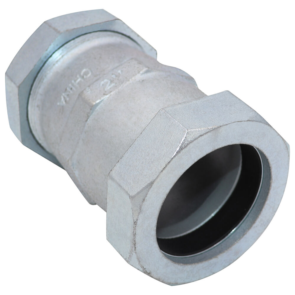 Smith-Blair 525-00023800-003 Compression Coupling, 2", NPT, Ductile/Malleable Iron, Galvanized