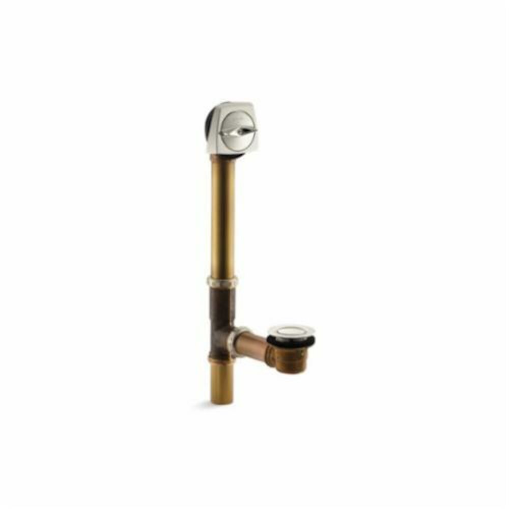 Kohler® 7160-TF-SN Bath Drain, 14 in Hx3-11/16 in W, Brass, Vibrant Polished Nickel
