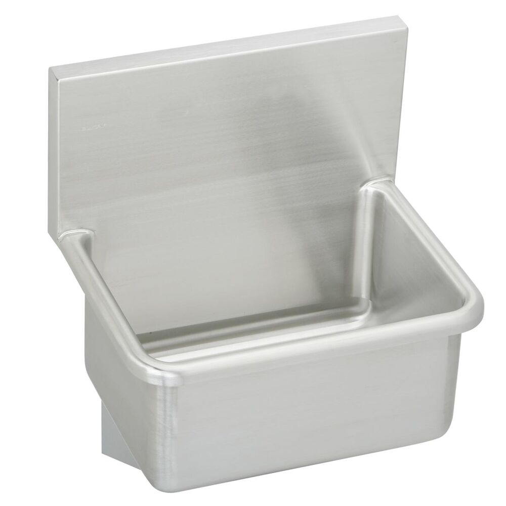 ESS25200 Elkay 25" Service Sink, Single Bowl, Wall Mount, Stainless Steel, Buffed Satin