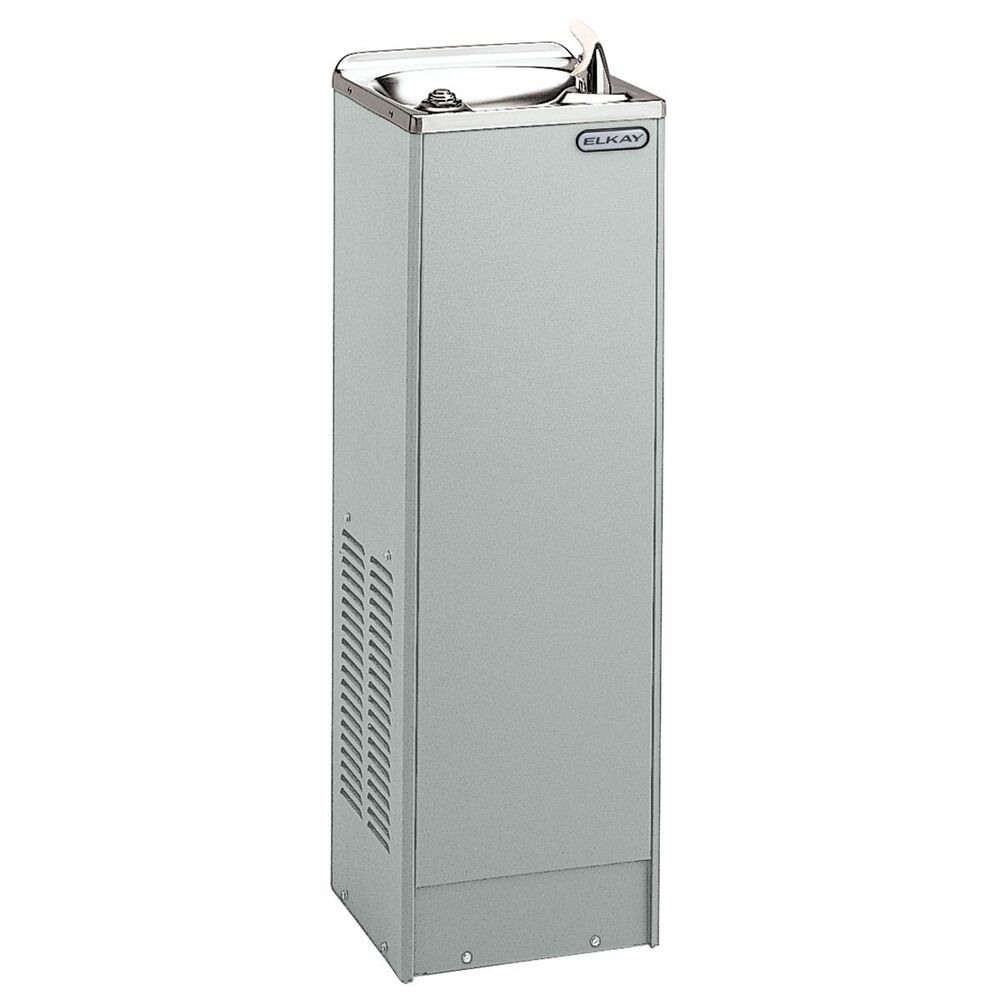 FD7003L1Z Elkay Space-ette Legacy Non-Filtered Cooler w/ Refrigeration, 3 GPH, Floor Mount, Light Gray Granite