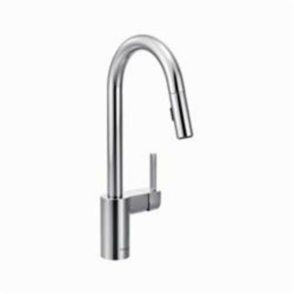 Moen® 7565 Kitchen Faucet, Align™, 1.5 gpm, Chrome Plated, 1 Handle, 1/3 Faucet Holes, Domestic