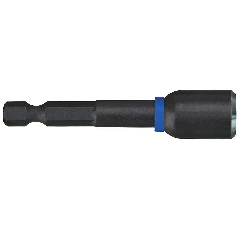Milwaukee® Tool SHOCKWAVE™ Impact Duty™ 49-66-0535 Magnetic Impact Nut Driver, 3/8" Chamfered Edge Point, 2-9/16" OAL, 1/4", Steel