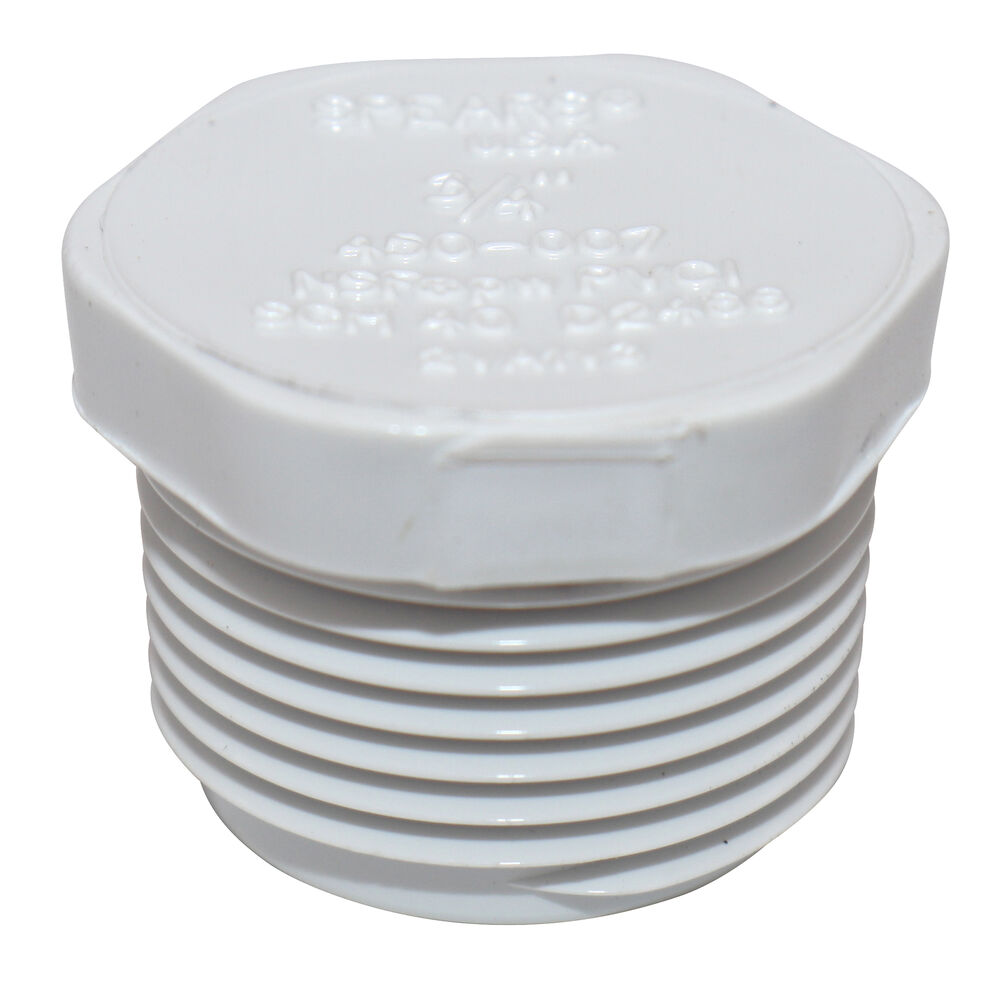 Spears® 450-007 Plug, 3/4 in, MNPT, SCH 40/STD, PVC, Domestic