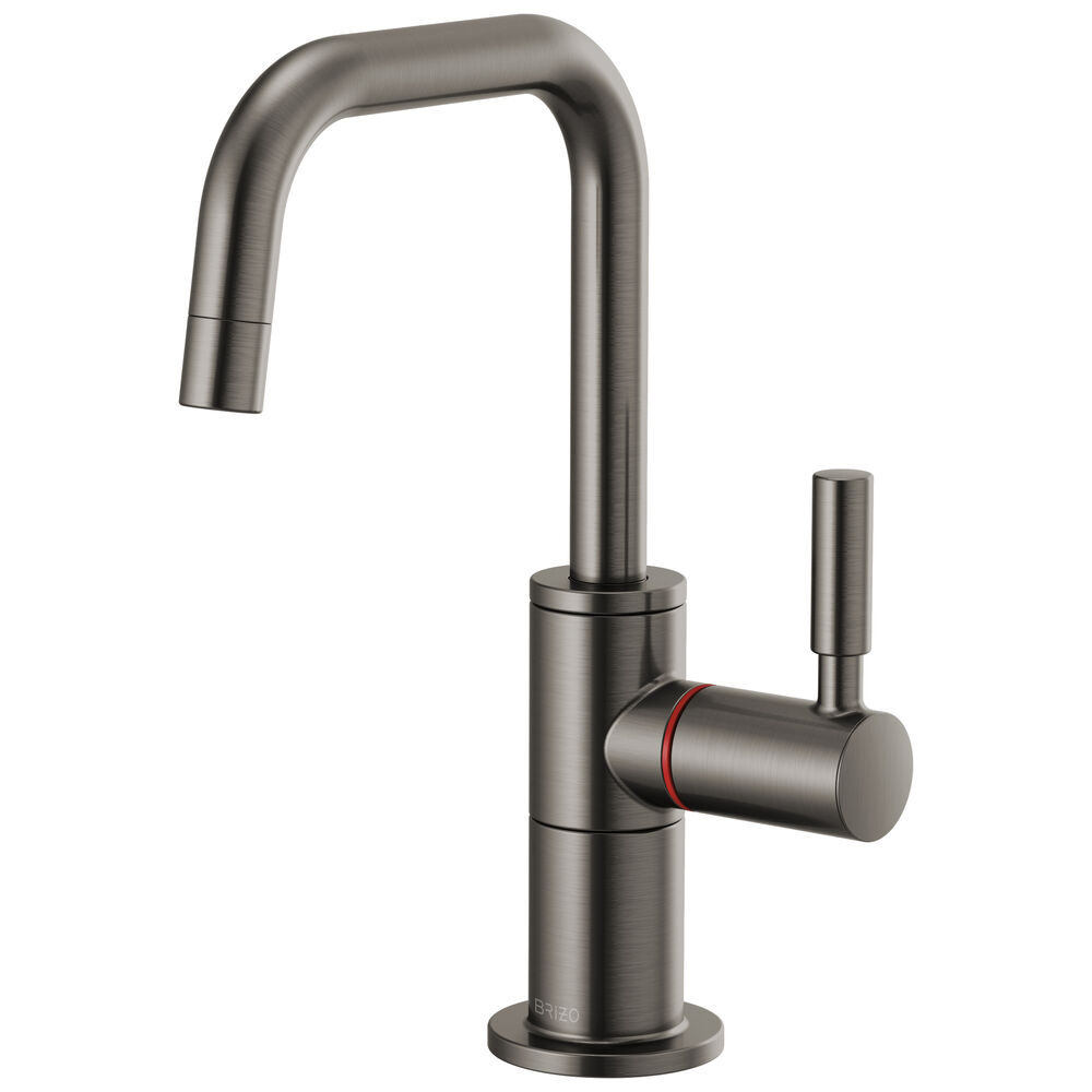 Brizo® Sol® Instant Hot Faucet w/ Square Spout, Luxe Steel
