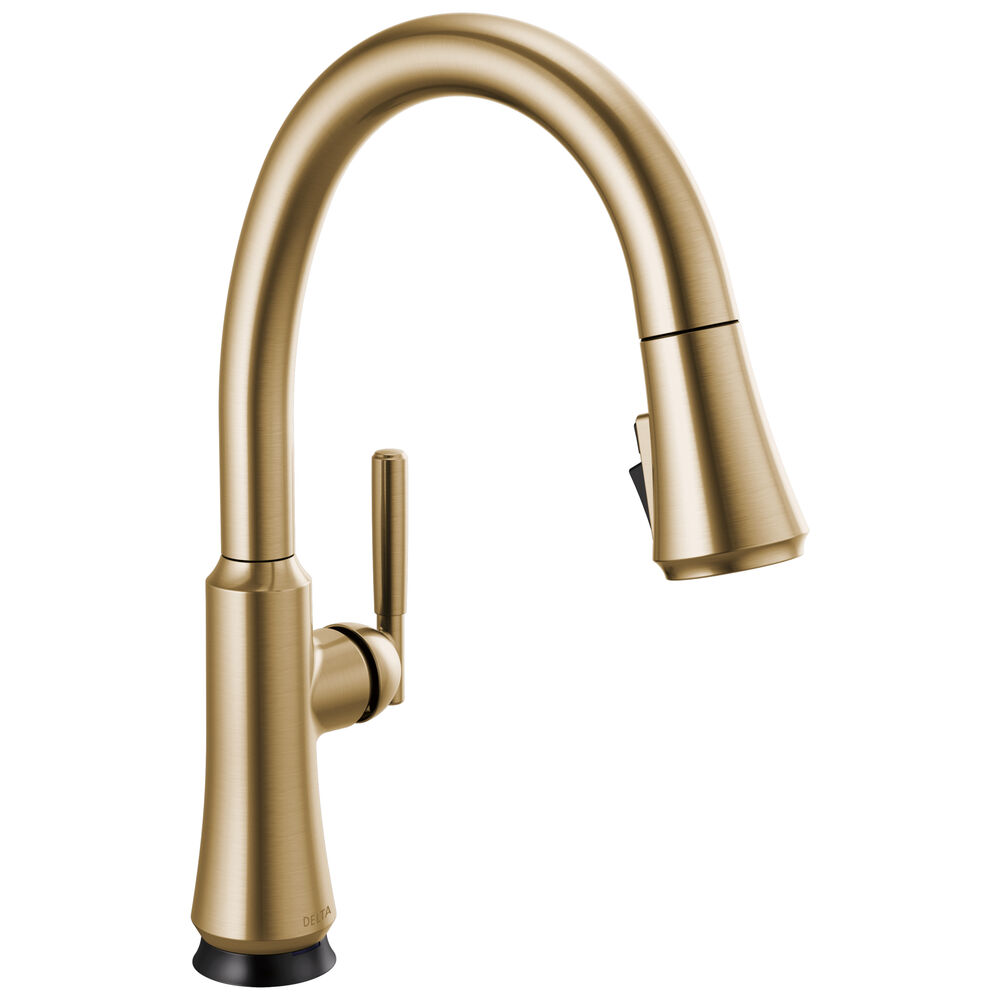 DELTA® 9179T-CZ-DST Coranto™ Single-Handle Soft Touch Kitchen Faucet, 1.8 gpm, Champagne Bronze