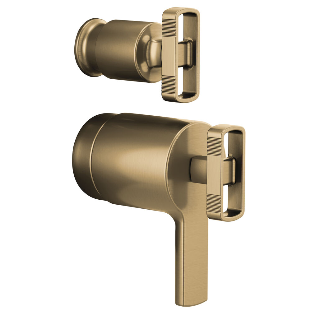 Brizo® HK7506-GL Kintsu™ Handle Kit, For Use With TempAssure® Thermostatic Valve with Integrated Diverter Trim, Luxe Gold