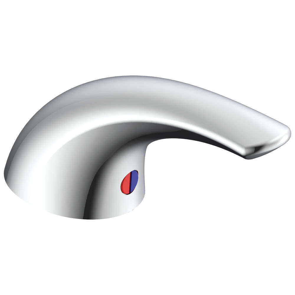 Commercial Instit Parts Single Metal Lever Handle Kit with Button and Set Screw, Chrome