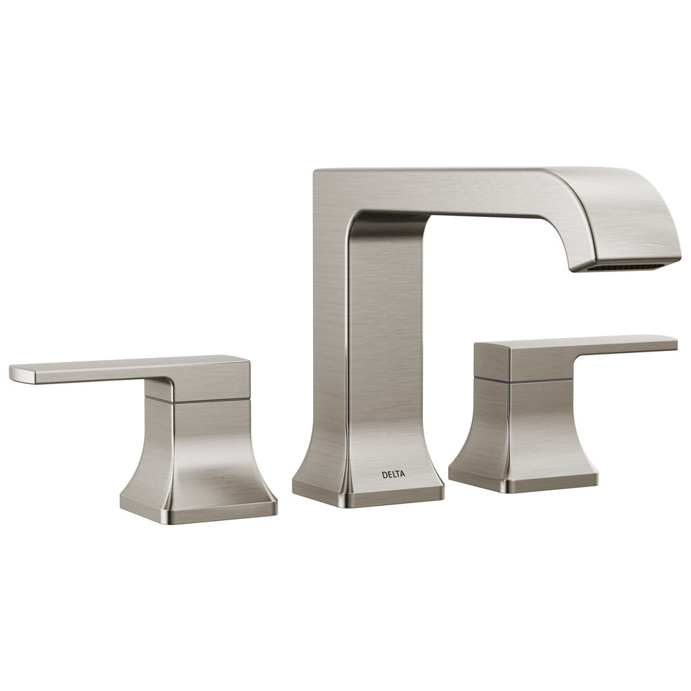 DELTA® T2739-SS Velum™ 2-Handle Rough-In Kit Roman Tub Trim, 10 to 16" Center, Stainless