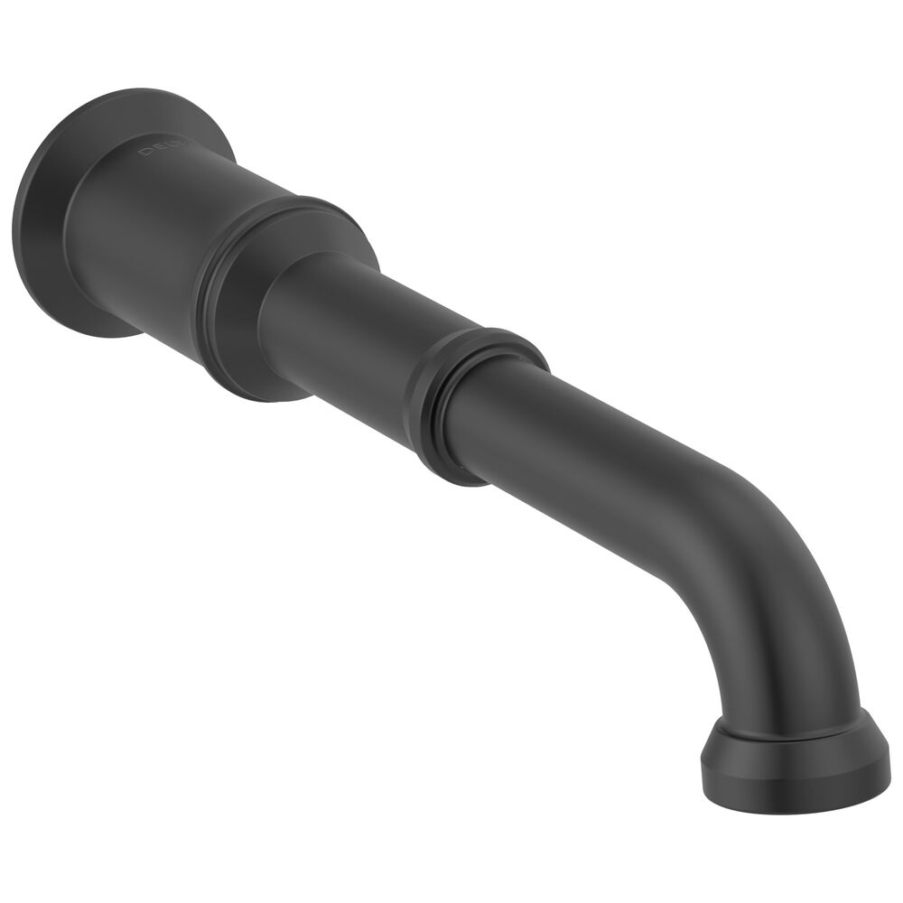 DELTA® T3584LF-BLLHP-WL Broderick® Wall Mount Bathroom Faucet Trim, 8" Center, Matte Black