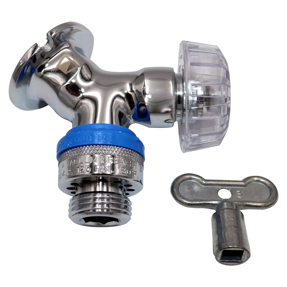 Woodford® 24P3/4-PC-MH Model 24 Anti-Siphon Wall Faucet, 3/4", FNPT, 125 psi