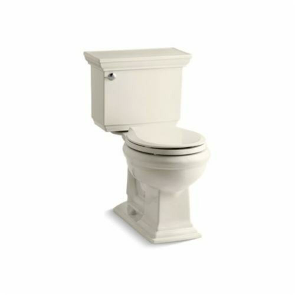 Kohler® Memoirs® Stately Comfort Height® 2-piece Round-front 1.28 GPF Toilet with AquaPiston® Flush Technology