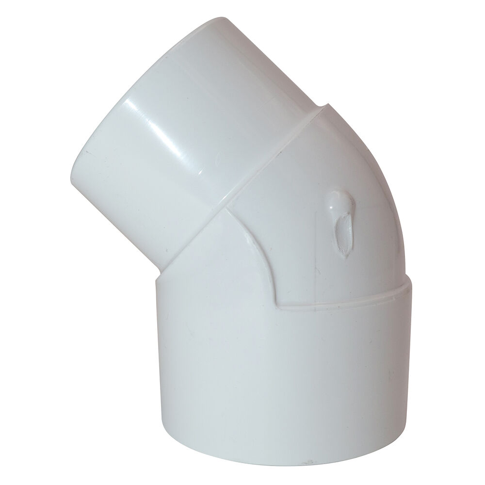 Spears® 427-020 Standard Street 45 deg Elbow, 2 in, SpigotxSocket, SCH 40/STD, PVC, Domestic