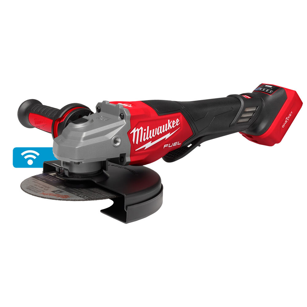 Milwaukee® Tool 3674-20 M18 FUEL™ Variable Speed Braking Grinder, Paddle Switch with ONE-KEY™, 4-1/2-7"