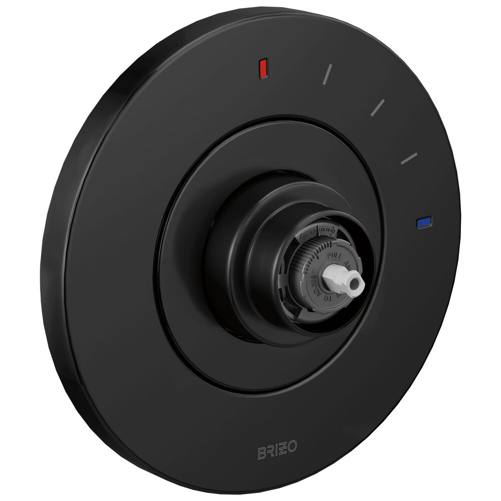 T60P035-BLLHP Brizo Litze® Pressure Balance Valve Trim Only, Less Handle, Matte Black