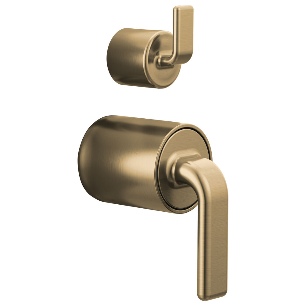 HL75P67-GL Brizo Allaria™ Pressure Balance Valve with Integrated Diverter Trim Twist Lever Handle Kit, Luxe Gold