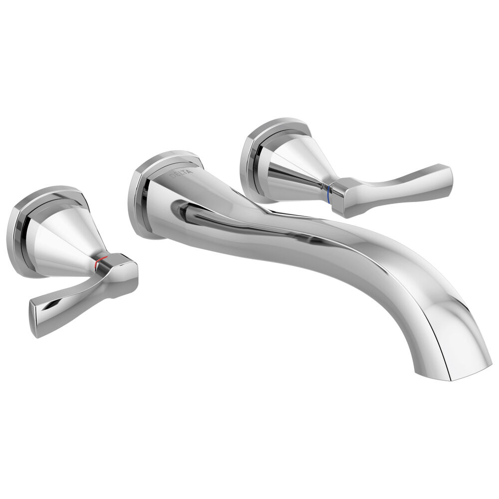T5776-PR-WL Delta Stryke® Wall Mounted Tub Filler, Lumicoat® Chrome