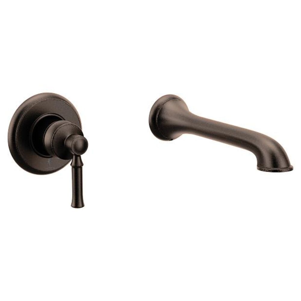 Moen® WT681ORB Dartmoor Tub Filler, 8 gpm Flow Rate, 8" Center, 1 Handle, Oil Rubbed Bronze