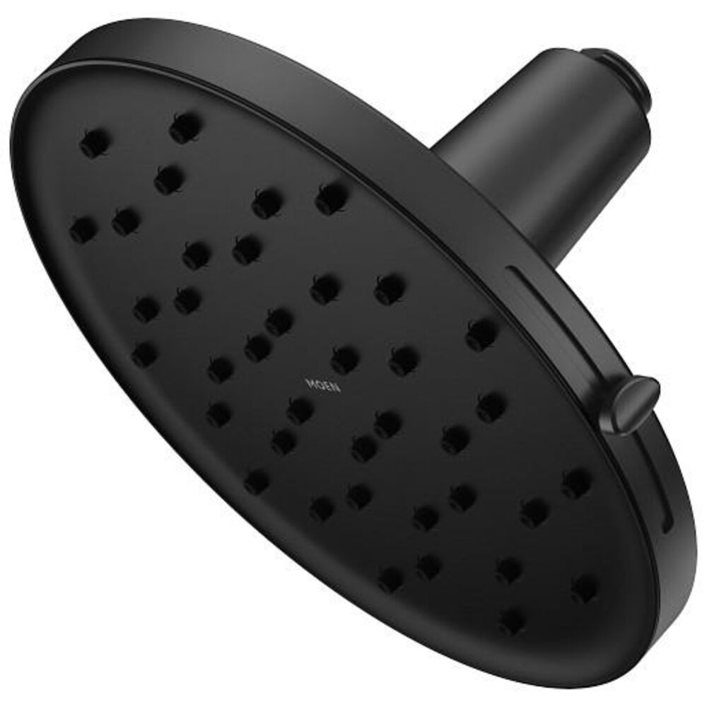 Moen® 220R3EPBL Adjustable Rainshower Shower Head, 1.75 gpm Flow Rate, 1 Sprays, Matte Black