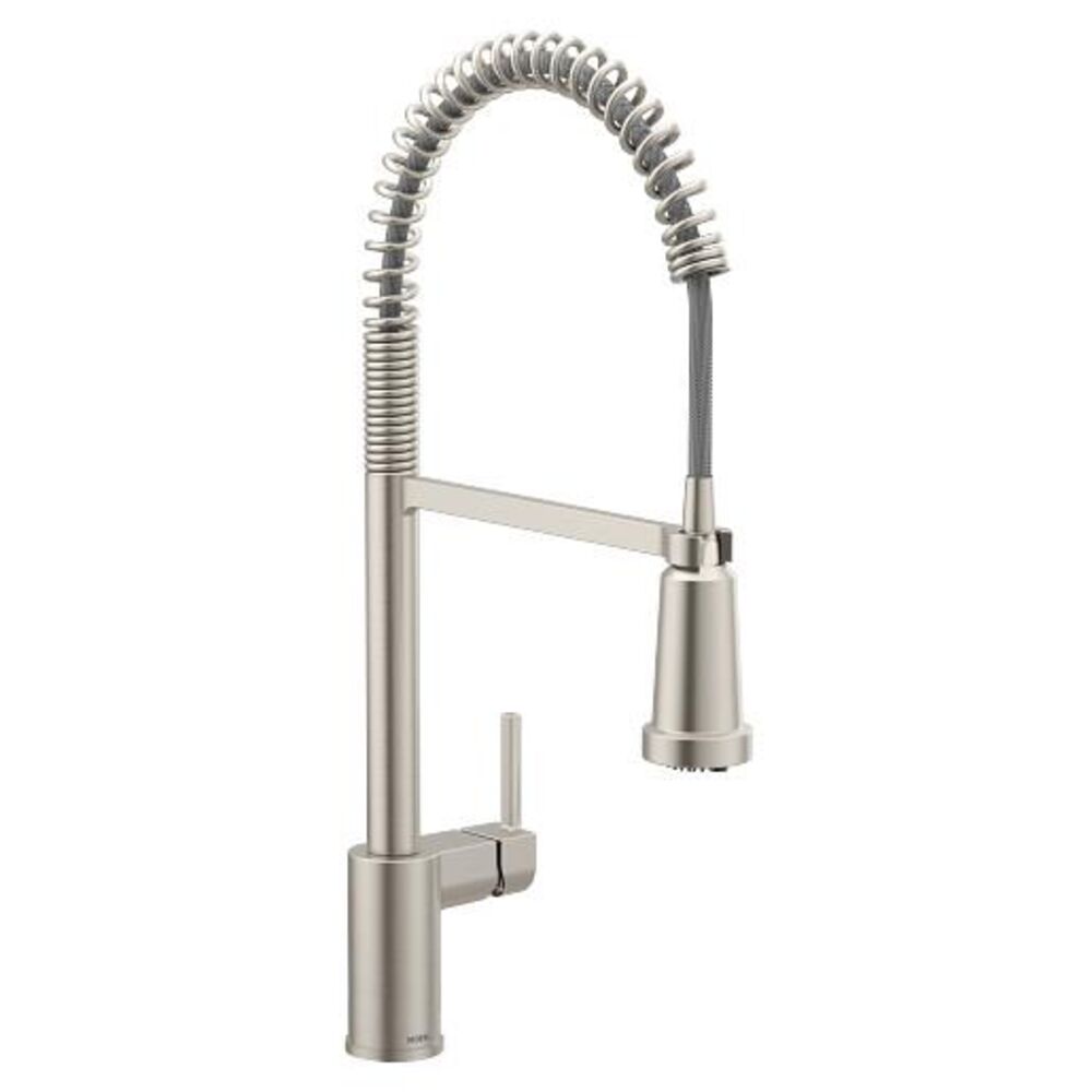 Moen® F5923SRS F5923 Align Flexible Faucet, 1.5 gpm Flow Rate, 1 Handle, 3 Faucet Holes, Spot Resist Stainless