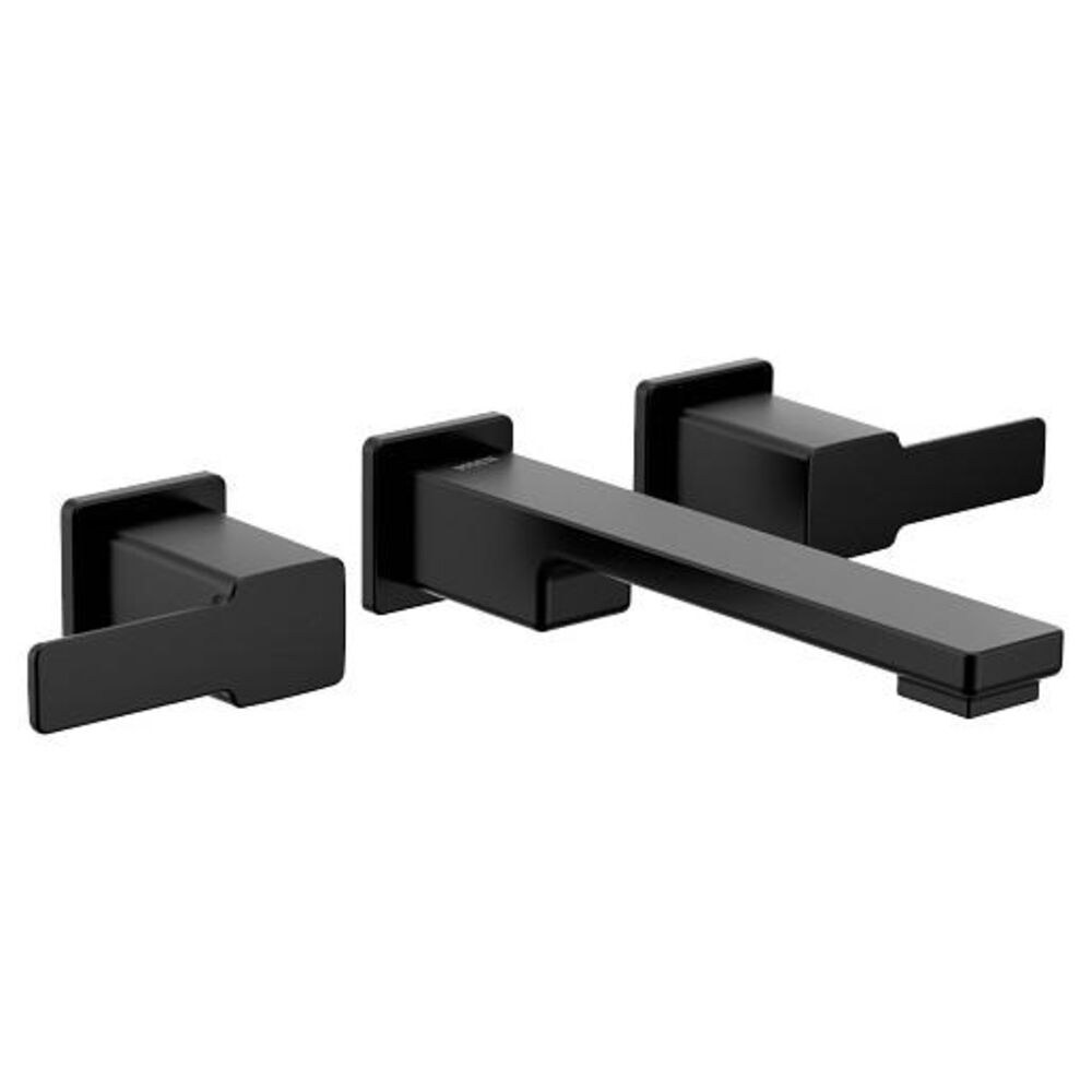 Moen® TS6731BL 90 Degree Bathroom Faucet, 2 Handles, Matte Black