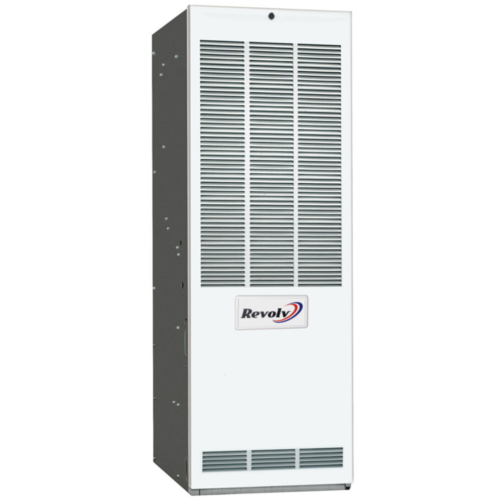 101100068 MG1E 56MBH 80% 4T Downflow Front Return Gas Furnace without Coil Cabinet, R-454B Ready