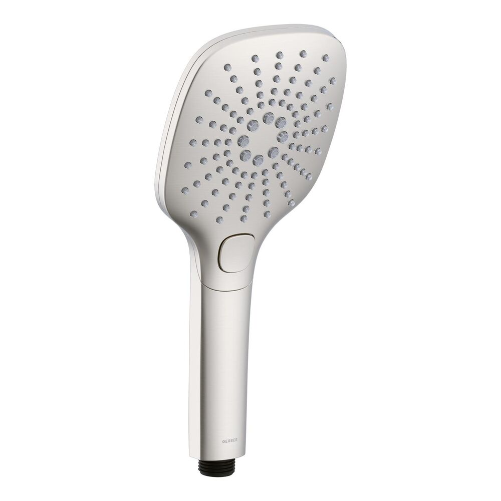 Gerber® D463138BN Soft Square Hand Shower, 3-Function Shower Head, 1.75 gpm, Brushed Nickel