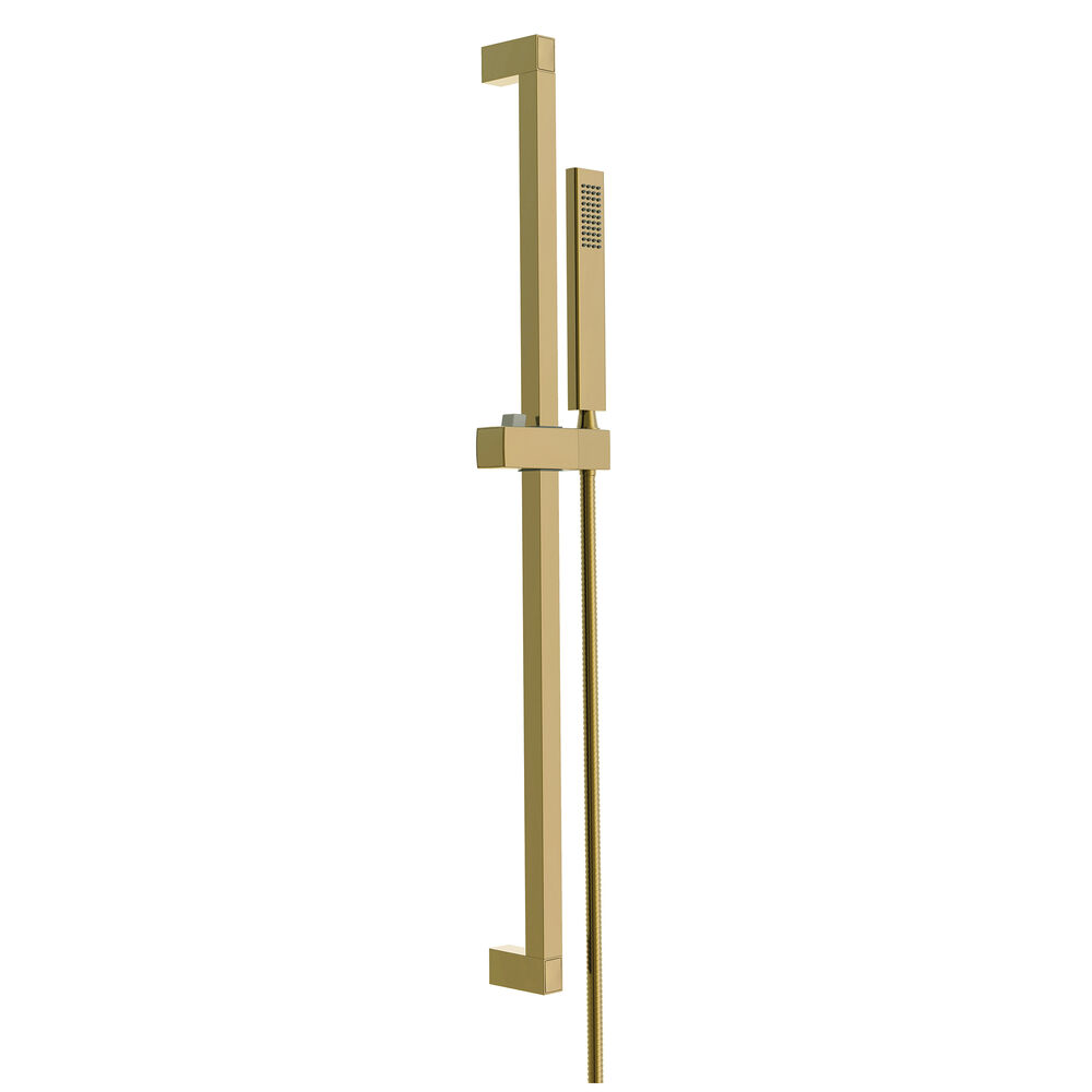 Gerber® D462726BB Versa™ Slide Bar Assembly with 1-Function Rectangular Handshower, 1.75 gpm, 72" L Hose, Brushed Bronze