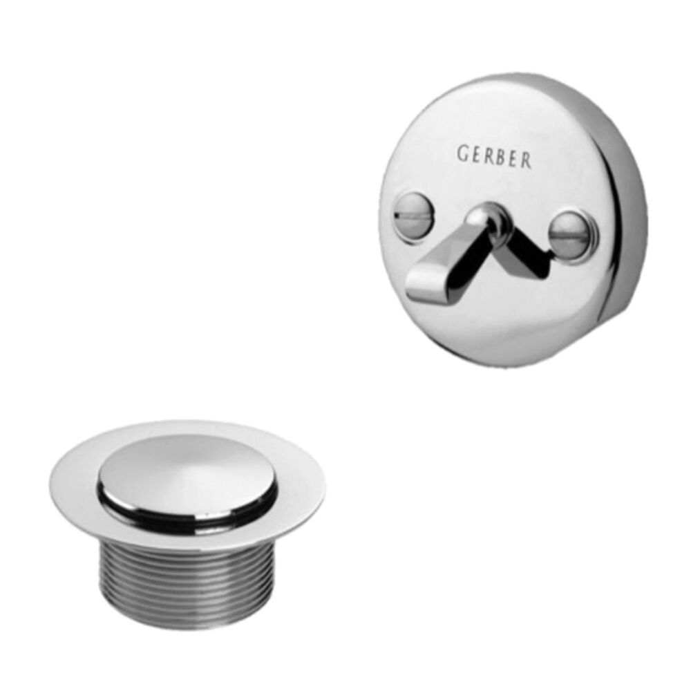Gerber® G0086853BS Pop-Up Drain Trim Kit, For Use with Gerber Classics™ Drain, Satin Black