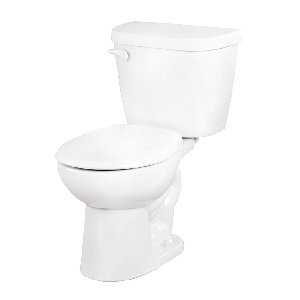 Gerber® GMX20904 2-Piece Toilet, Maxwell, Round Bowl, 14" Rough-In, 1.6 gpf, White