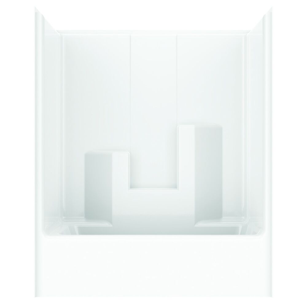 T260L WHT 2-Piece Tub/Shower, 60" L x 73-1/4" H x 33-1/4" W, Left-Hand Plumbing, Fiberglass Composite, White