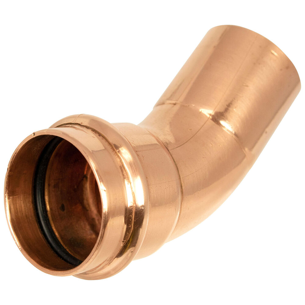 806-2 1" 45 deg Street Elbow, Copper, Small Diameter, FTGxP