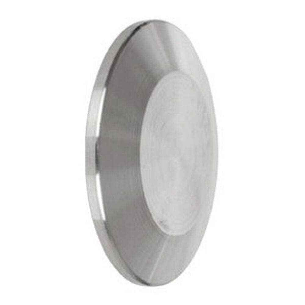 SS16AMP-2.5-304 Clamp Solid End Cap, 2-1/2" OD, 304 Stainless Steel