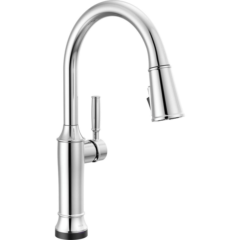 DELTA® 9184TL-PR-DST Renaldi™ Single-Handle Touchless Kitchen Faucet, 1.8 gpm, Chrome