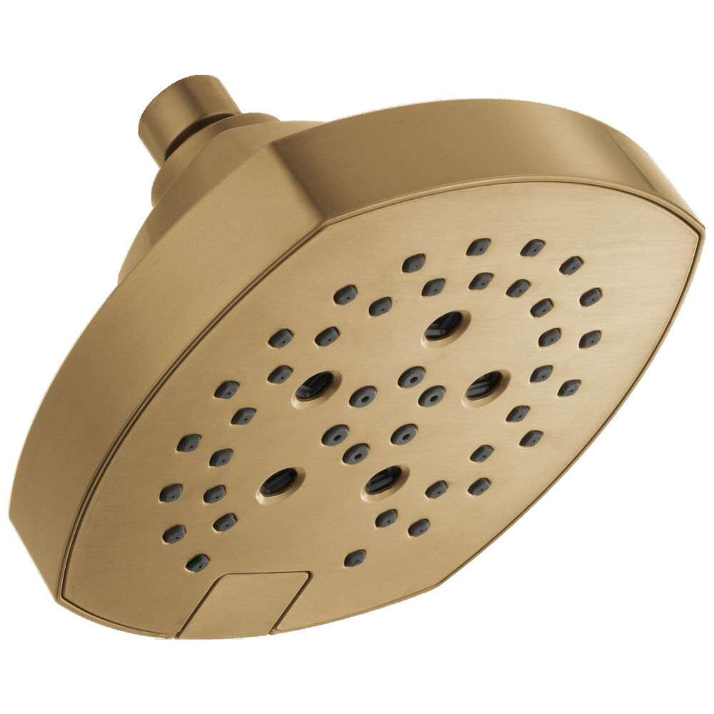 Delta 52664-CZ-PR Universal-Duschkopf, Lumicoat Champagner Bronze, H2Okinetic Technologie