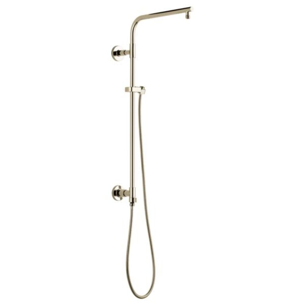 DELTA® 58820-PN-PR Universal Showering Components Round Shower Column, 26" Shower Head, 34.44" L Shower Arm, Polished Nickel