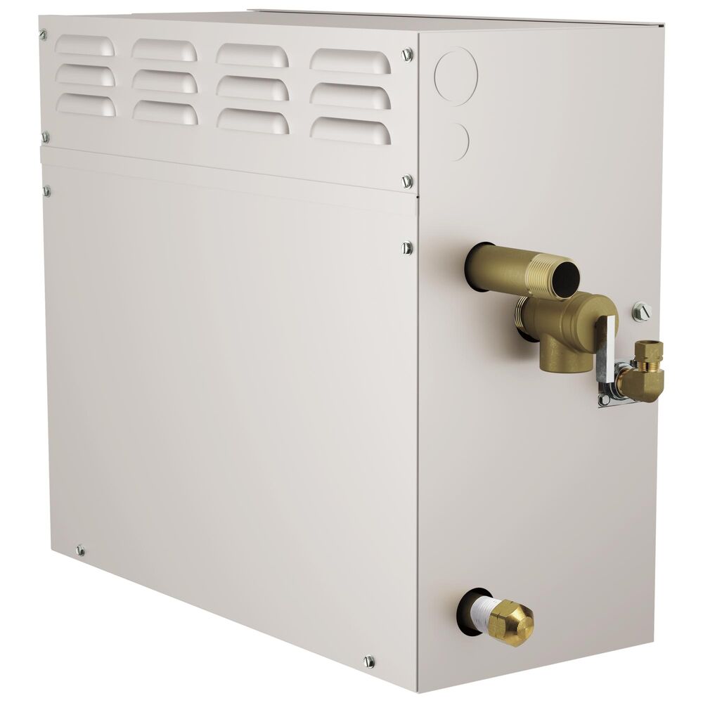 DELTA® EP103328 Microprocessor Steam Generator, 3/4" NPT Steam Outlet, Auto Drain, 3/8" Water Inlet, 240 V, 63 A, Stainless Steel
