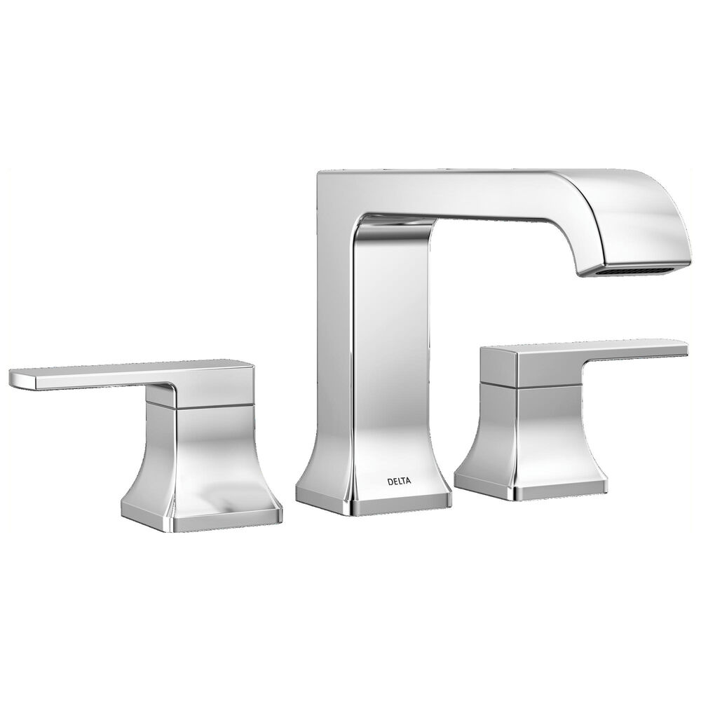 DELTA® T2739 Velum™ 2-Handle Transitional Roman Tub Trim, 10 to 16" Center, Chrome