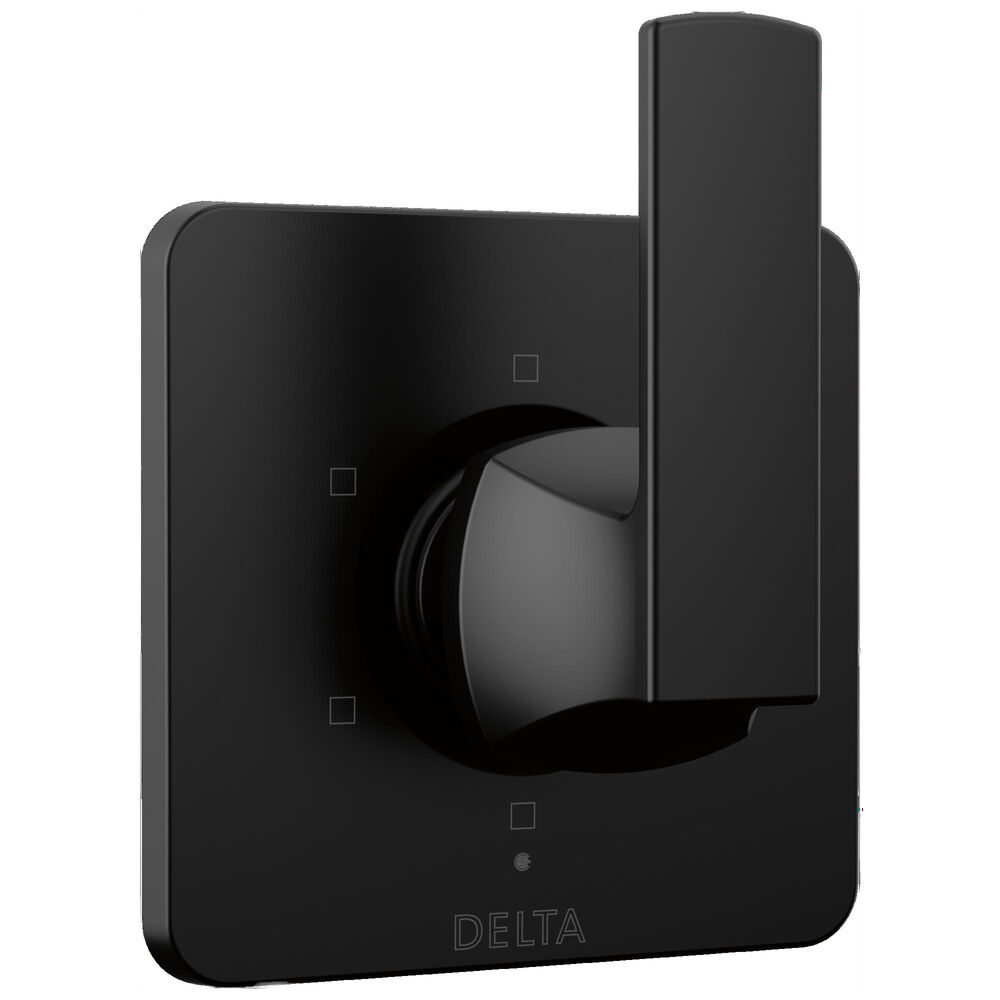 DELTA® T11937-BL 3-Port 6-Setting Diverter Trim, Matte Black