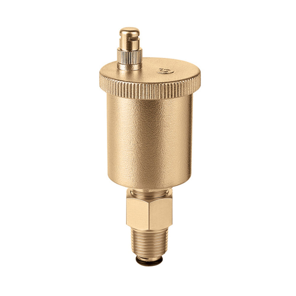 Caleffi VALCAL® 502343A Automatic Air Vent, 1/2" MNPT, 150 psi Max, 250 deg F, Brass
