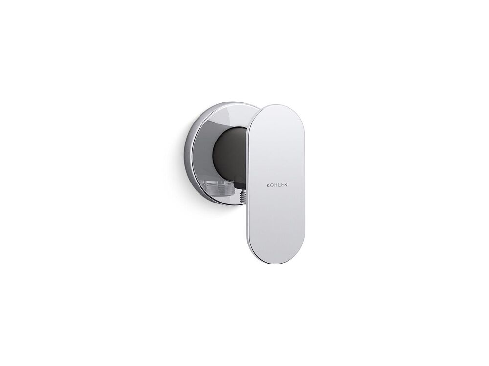 Kohler® 26289-CP 26289 Iconic Shower Holder, For Use With Statement W and Iconic Handshower and Hose, 1/2-14 NPT Connection, Brass