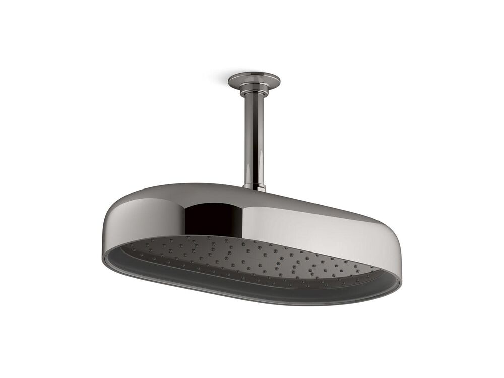 Kohler® 26294-TT Statement® Shower Head, 2.5 gpm Max Flow, Ceiling Mounting, 14" Head