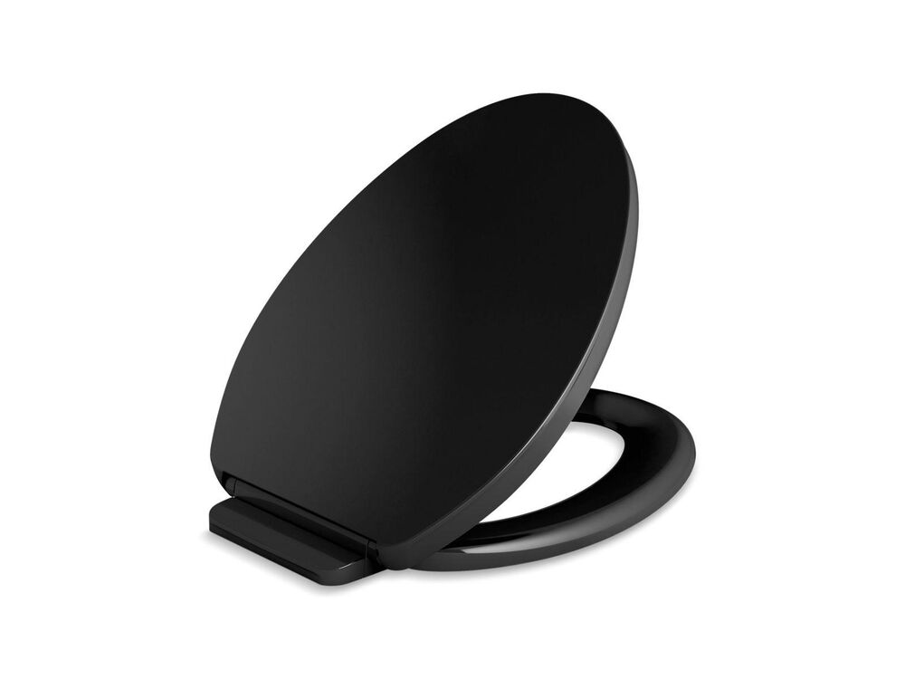 Kohler® 26801-7 Toilet Seat, Impro®, Plastic, Black