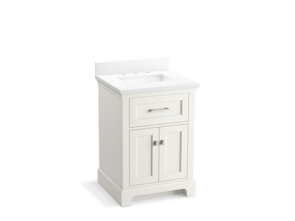 Kohler® 29259-BD1-0 Charlemont™ Vanity Cabinet with Sink and Top, 39-11/16" OAH x 24" OAW x 22-7/16" OAD