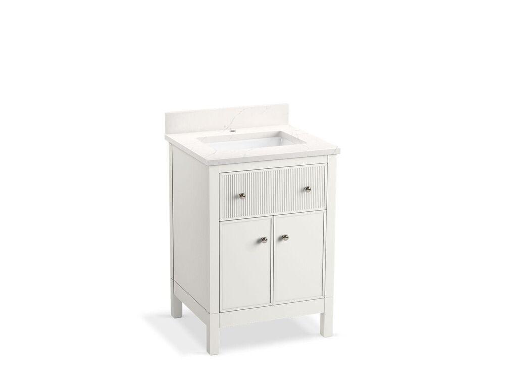 Kohler® 35018-0 Malin™ by Studio McGee Vanity Cabinet with Sink and Top, 39-11/16" OAH x 24" OAW x 22-7/16" OAD