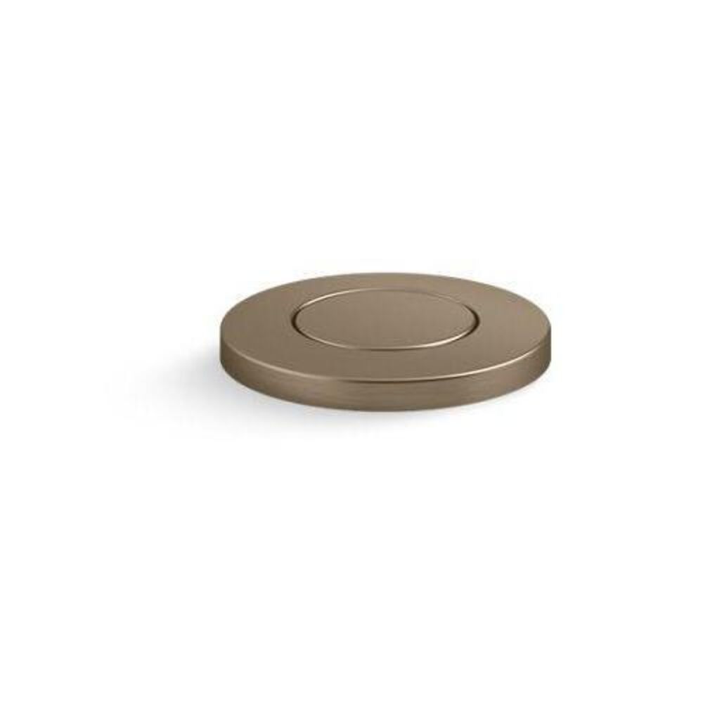 Kohler® 35724-BV 35724 Contemporary Air Switch Kit, For Use With Standard Garbage Disposals, Wall Mount, Brass/Plastic