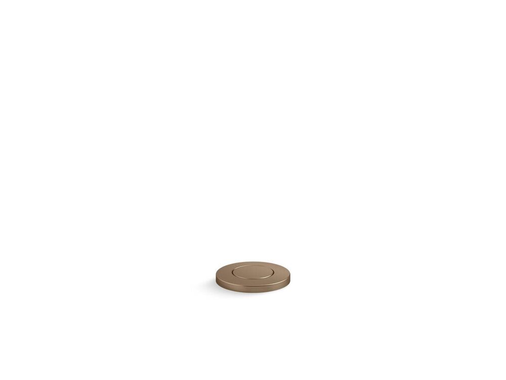 Kohler® 35726-BV K-35726 Garbage Disposal Air Switch Button, Brass/Plastic, Import