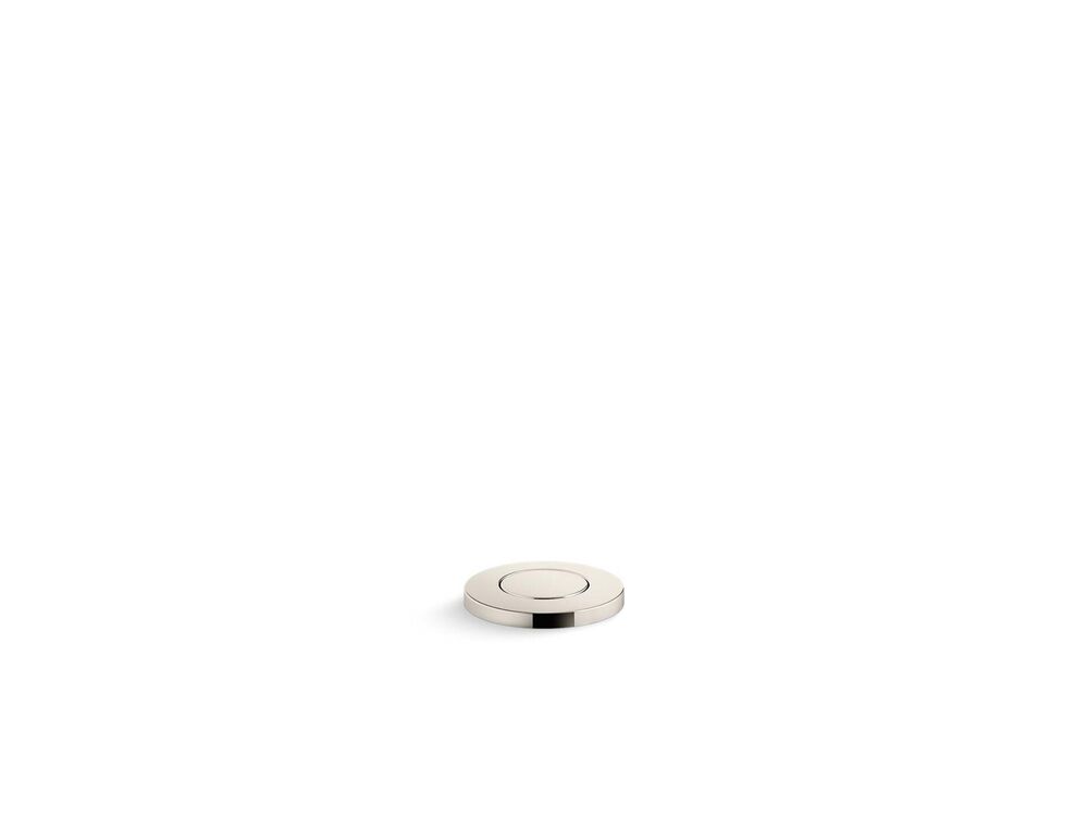 Kohler® 35726-SN K-35726 Garbage Disposal Air Switch Button, Brass/Plastic, Import